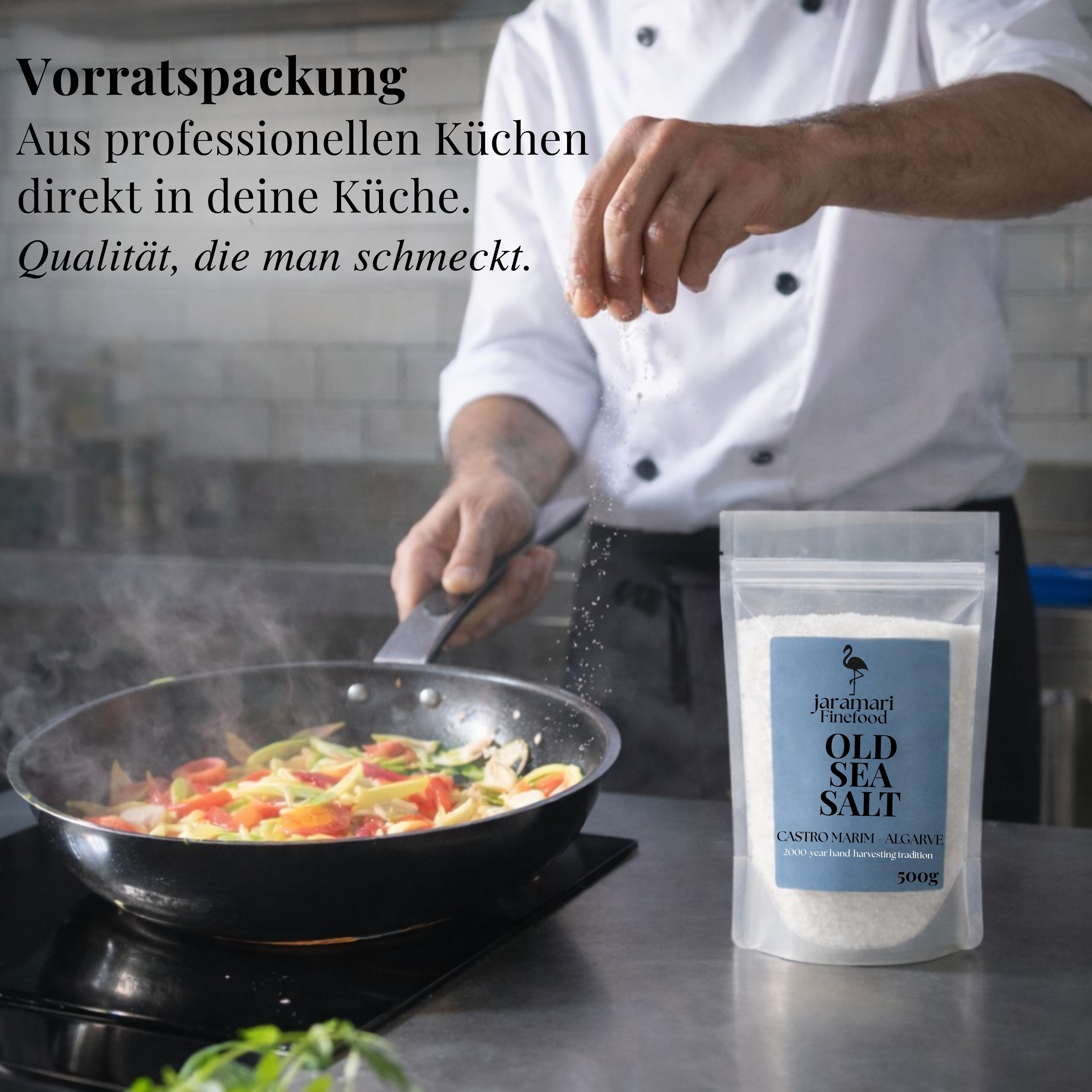 Crushed Sea Salt in der professionellen Küche