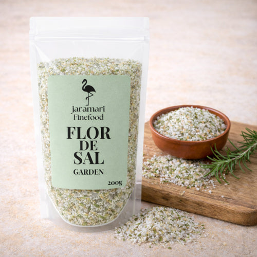 Flor de Sal Garden 200 g im Doypack mit Kräutern