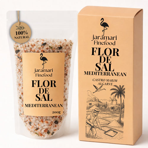 Flor de Sal Mediterranean – 200 g im wiederverschließbaren Doypack, ohne Geschenkbox