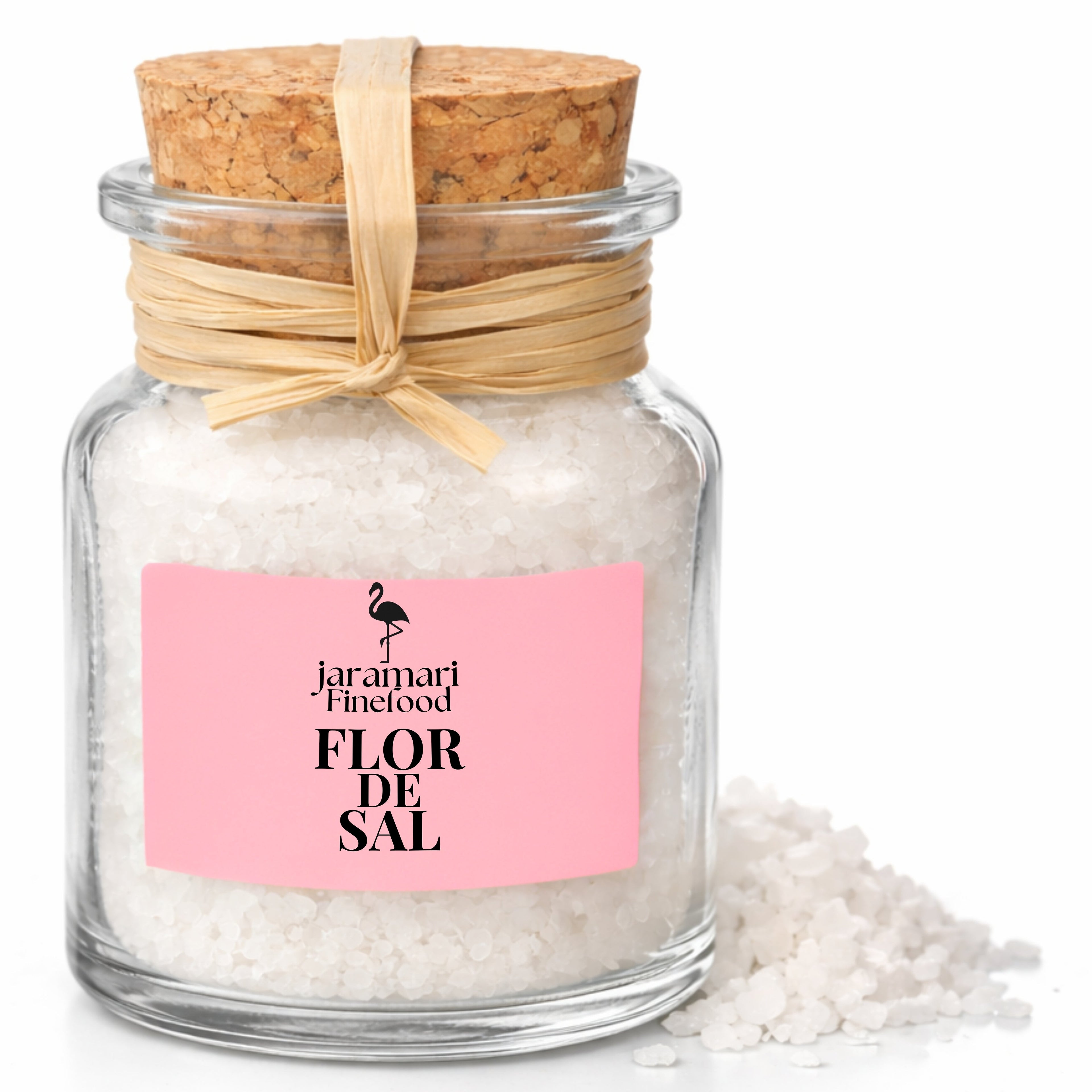 Flor de Sal Natur 100 g im Glas