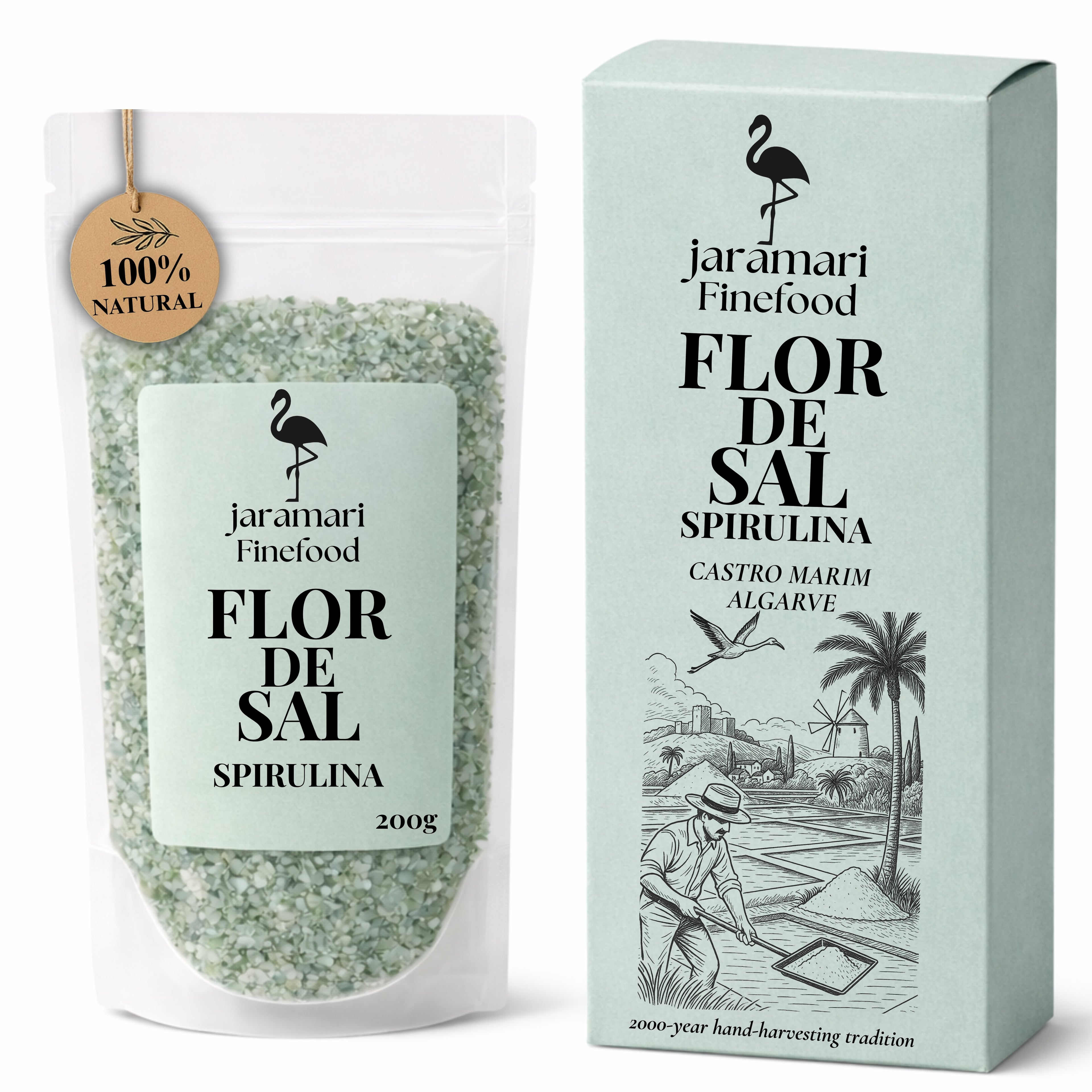 Flor de Sal Spirulina Detail