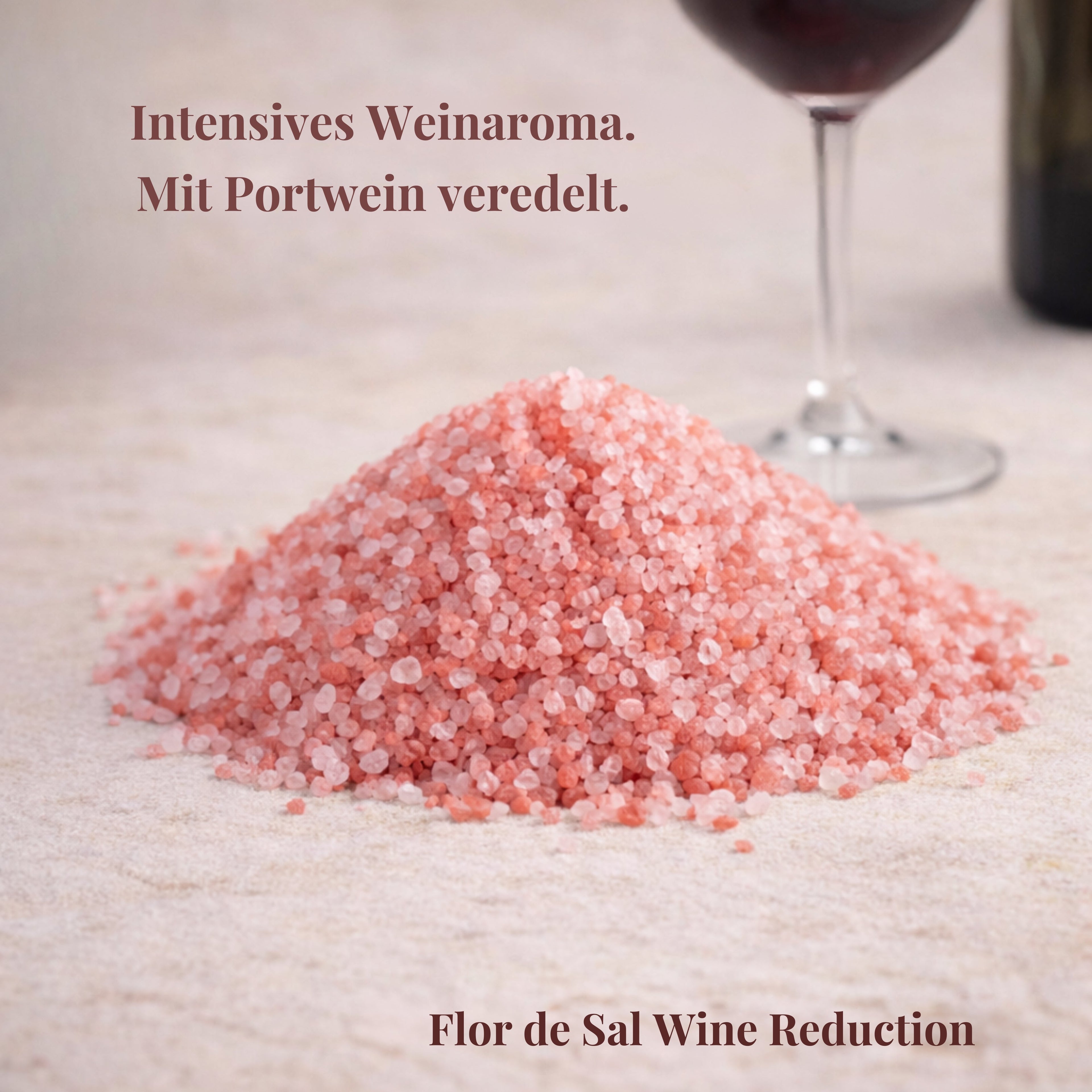 Flor de Sal Wine Reduction mit Rotweinreduktion