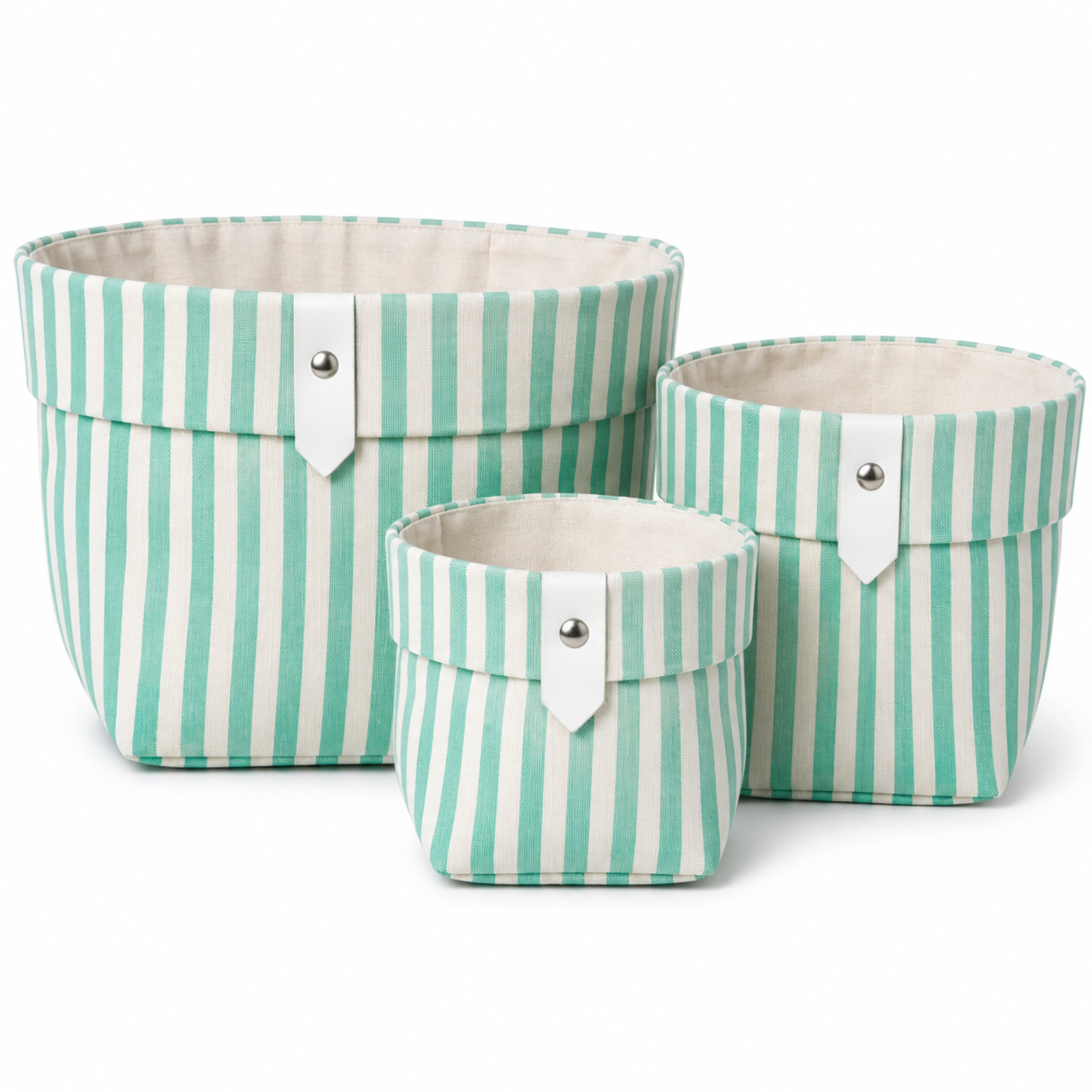 jaramari Aufbewahrungskörbe – 3er Set – Grün