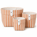 jaramari Aufbewahrungskörbe – 3er Set – Orange