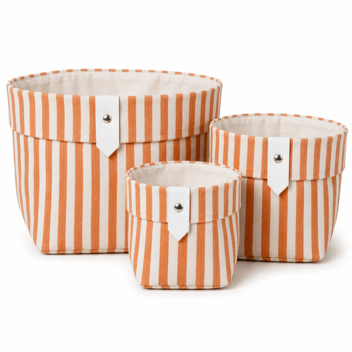 jaramari Aufbewahrungskörbe – 3er Set – Orange