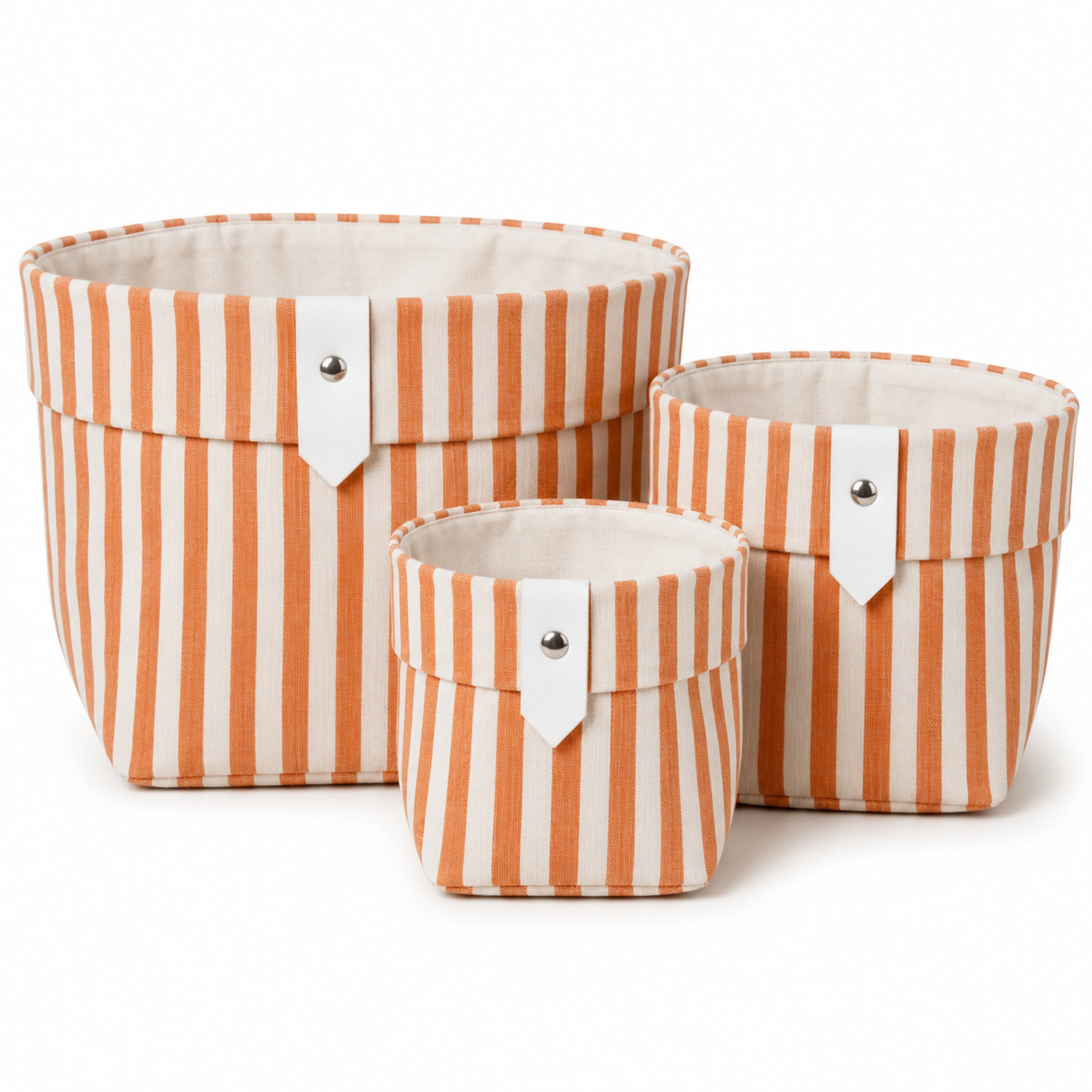 jaramari Aufbewahrungskörbe – 3er Set – Orange