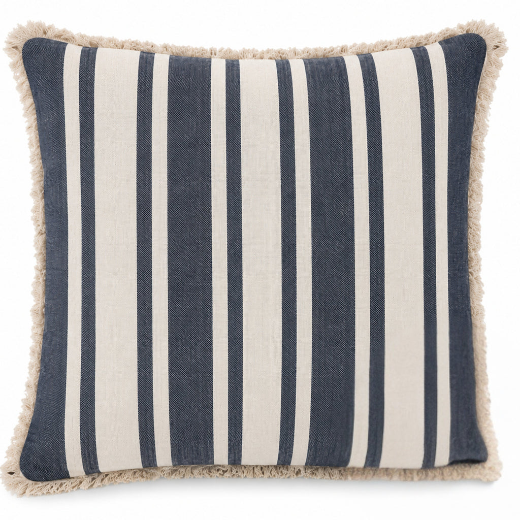 jaramari Boho Kissen 40 × 40 cm – Blau