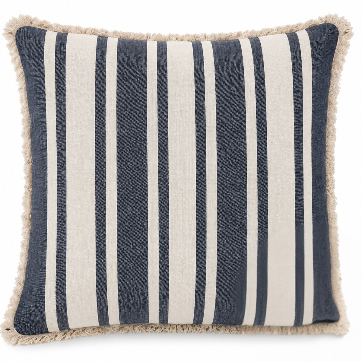 jaramari Boho Kissen 40 × 40 cm – Blau