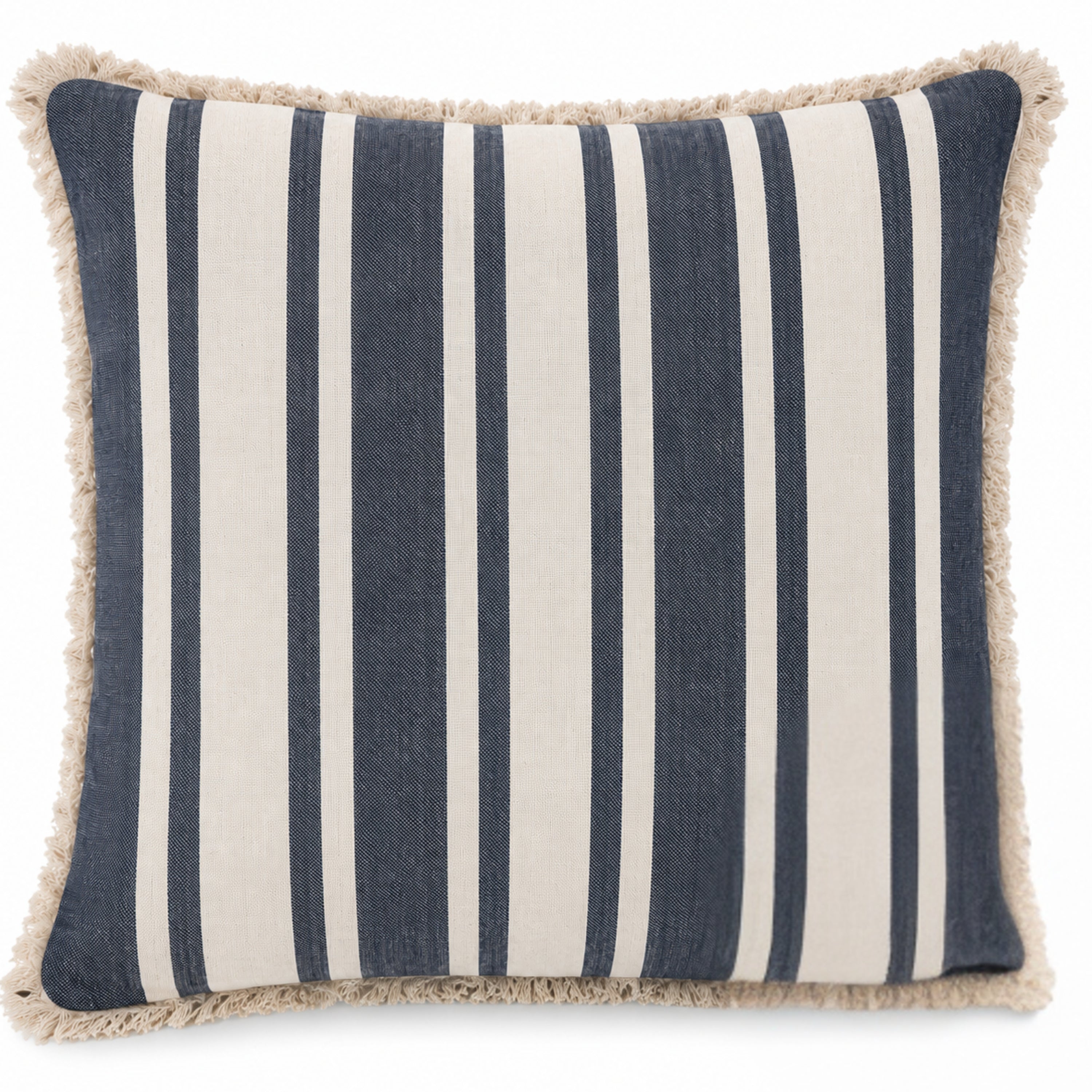 jaramari Boho Kissen 40 × 40 cm – Blau